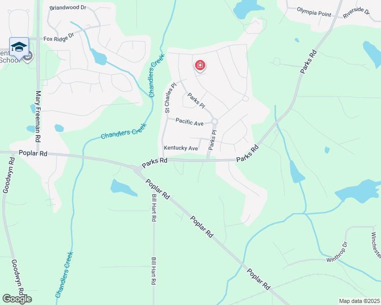 map of restaurants, bars, coffee shops, grocery stores, and more near 26 Kentucky Avenue in Sharpsburg