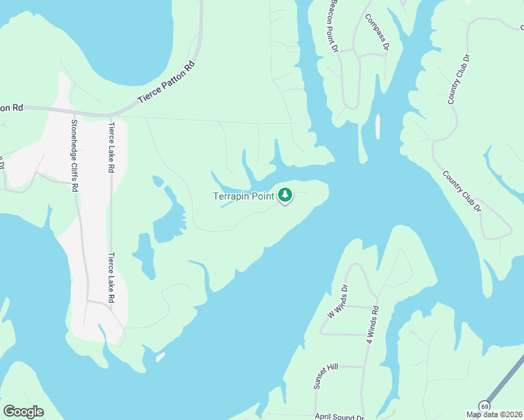 map of restaurants, bars, coffee shops, grocery stores, and more near 11300 Terrapin Lane in Northport
