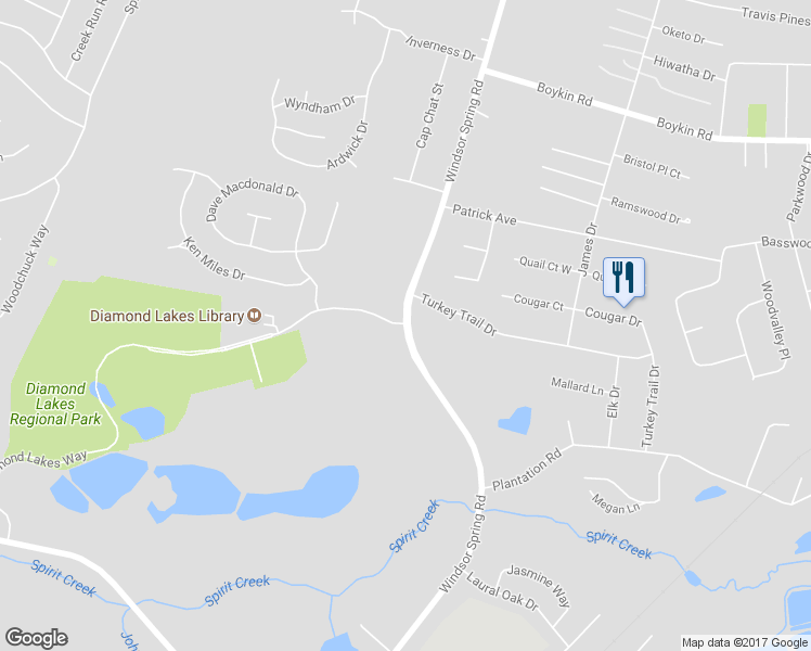 map of restaurants, bars, coffee shops, grocery stores, and more near 4335 Windsor Spring Road in Hephzibah