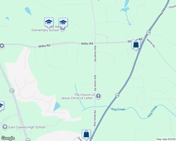 map of restaurants, bars, coffee shops, grocery stores, and more near 320 Bob Smith Road in Sharpsburg