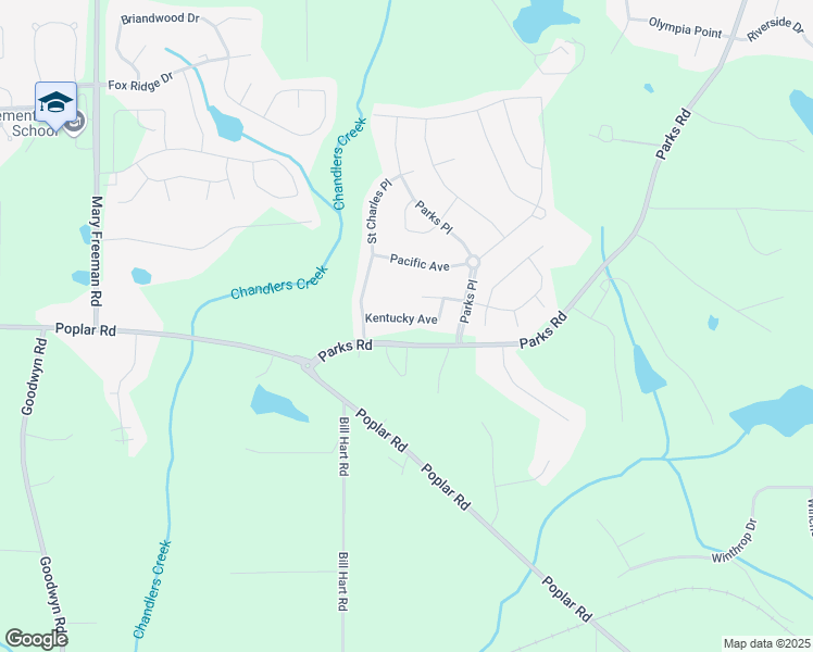 map of restaurants, bars, coffee shops, grocery stores, and more near 50 Kentucky Avenue in Sharpsburg