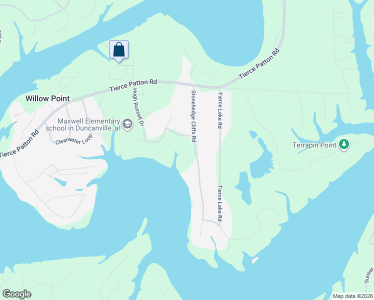 map of restaurants, bars, coffee shops, grocery stores, and more near 15328 Stonehedge Cliffs Road in Northport