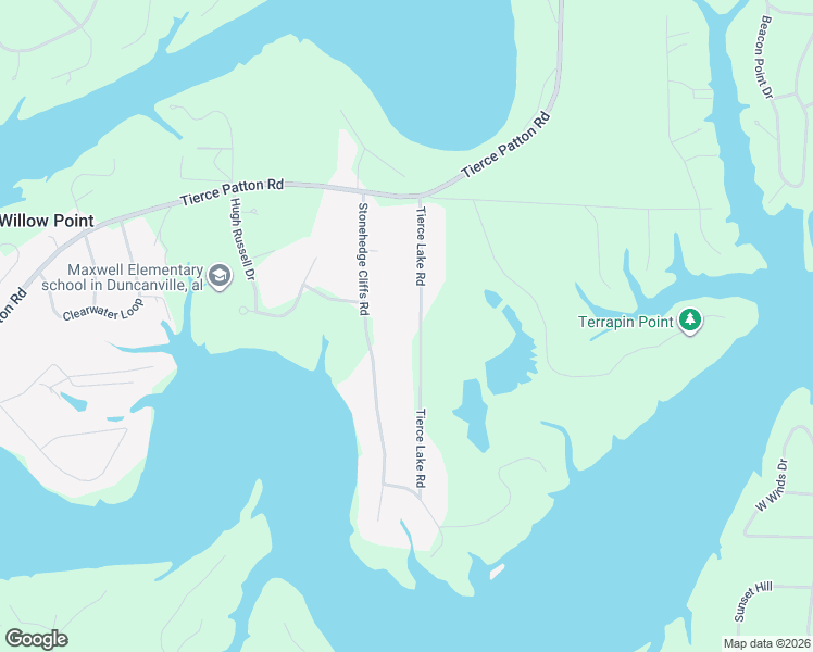 map of restaurants, bars, coffee shops, grocery stores, and more near 15346-15394 Tierce Lake Rd in Northport