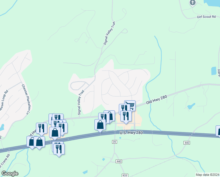 map of restaurants, bars, coffee shops, grocery stores, and more near 532 Polo Way in Chelsea