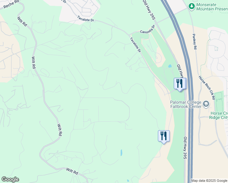 map of restaurants, bars, coffee shops, grocery stores, and more near 2160 Puerto Del Mundo in Fallbrook