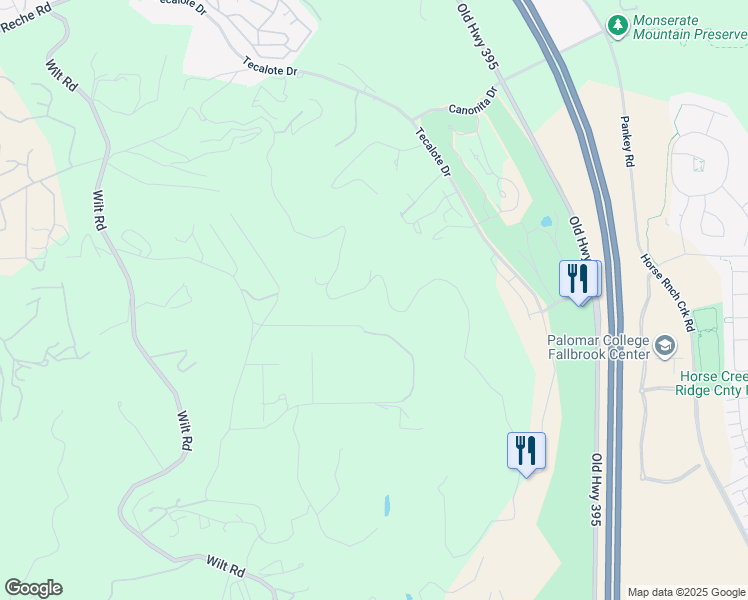 map of restaurants, bars, coffee shops, grocery stores, and more near 2160 Puerto Del Mundo in Fallbrook