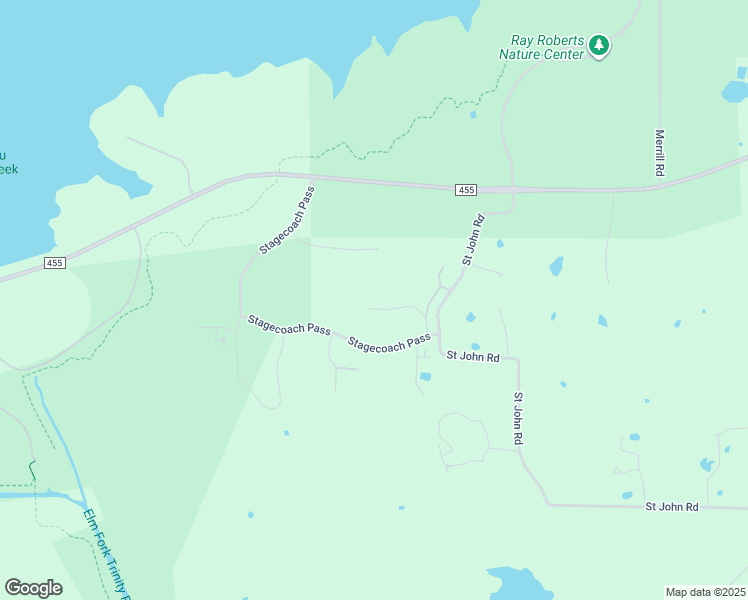map of restaurants, bars, coffee shops, grocery stores, and more near 10072 Bluffview Circle in Pilot Point