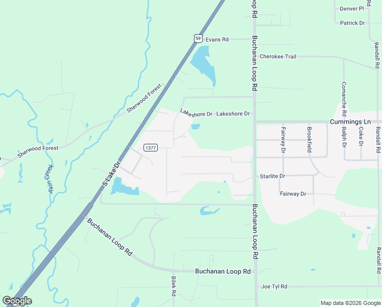 map of restaurants, bars, coffee shops, grocery stores, and more near 320 Patriot Way in Texarkana