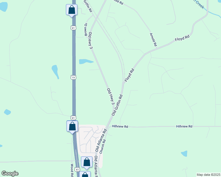 map of restaurants, bars, coffee shops, grocery stores, and more near 3361 Old Highway 3 in Hampton
