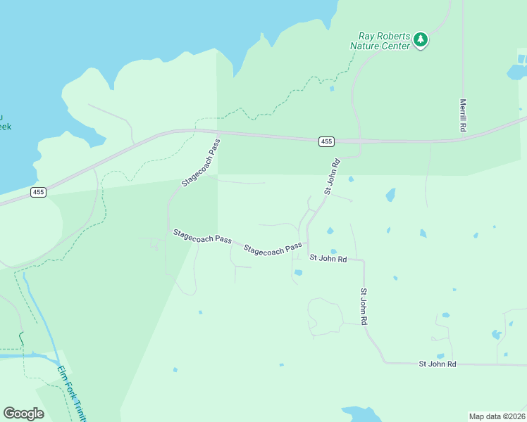 map of restaurants, bars, coffee shops, grocery stores, and more near 10072 Bluffview Circle in Pilot Point