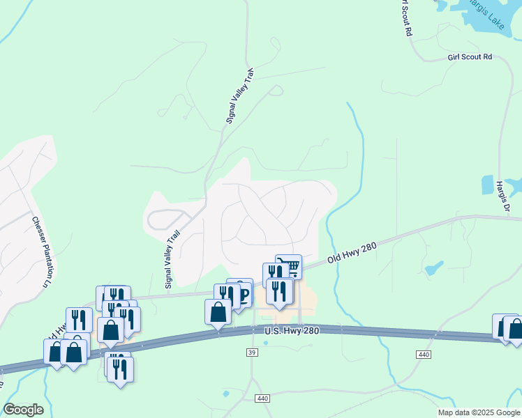 map of restaurants, bars, coffee shops, grocery stores, and more near 177 Polo Field Way in Chelsea