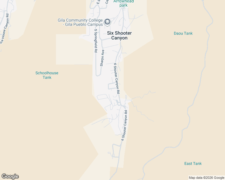 map of restaurants, bars, coffee shops, grocery stores, and more near 8103 Hazen Road in Globe