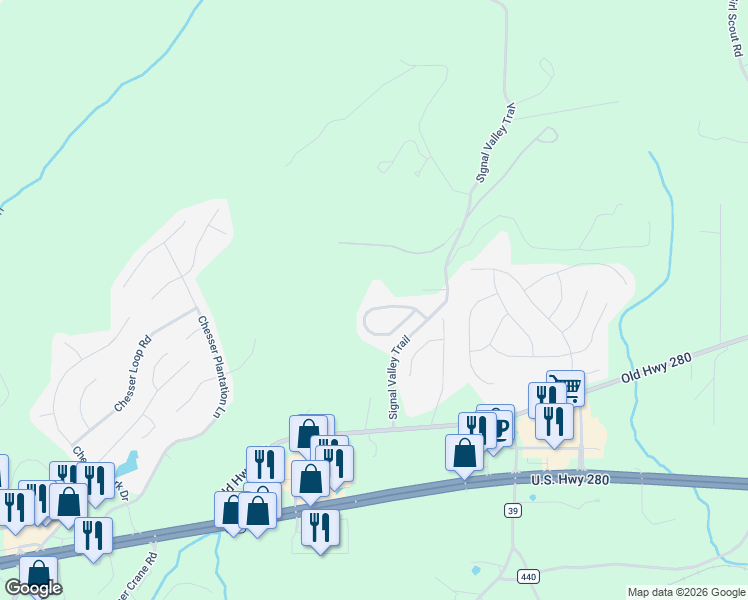 map of restaurants, bars, coffee shops, grocery stores, and more near 411 Signal Valley Trail in Chelsea