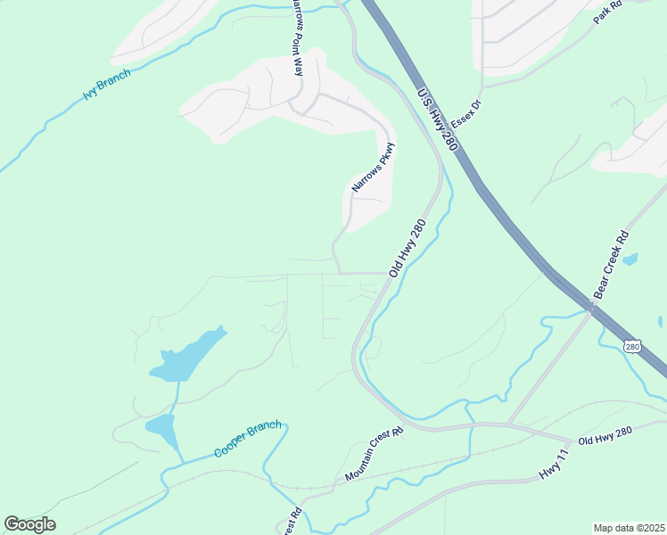 map of restaurants, bars, coffee shops, grocery stores, and more near 1313 Narrows Point Bend in Birmingham