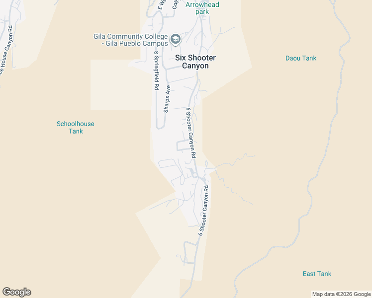 map of restaurants, bars, coffee shops, grocery stores, and more near 8103 Hazen Road in Globe