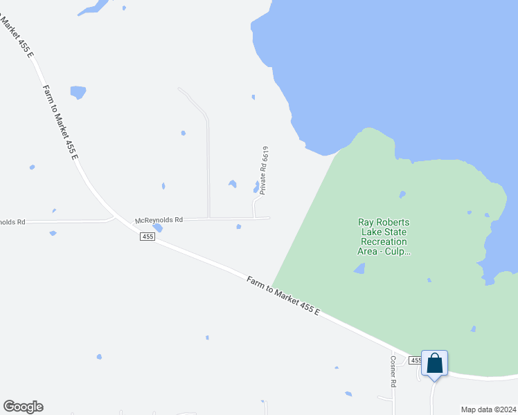 map of restaurants, bars, coffee shops, grocery stores, and more near 960 McReynolds Road in Sanger