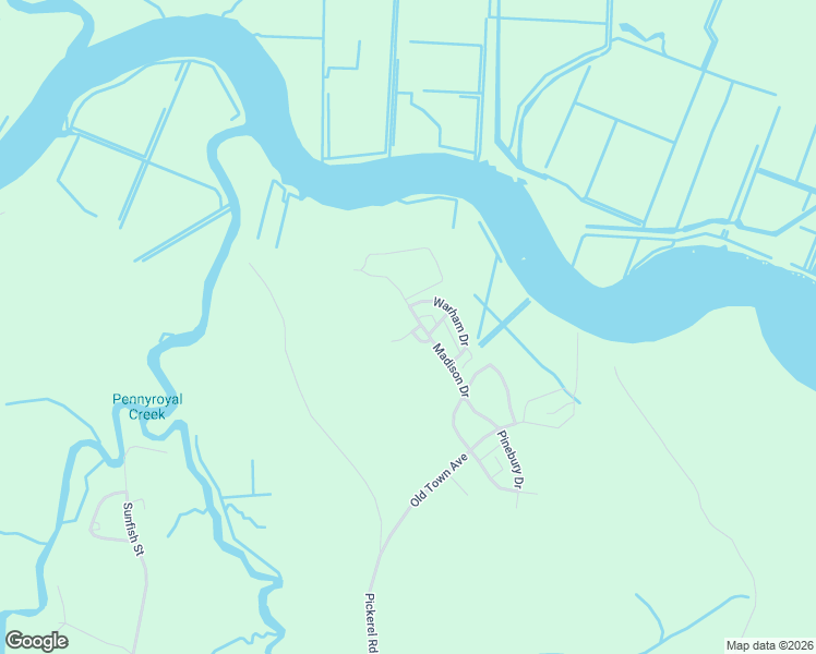 map of restaurants, bars, coffee shops, grocery stores, and more near 112 Duany Drive in Georgetown