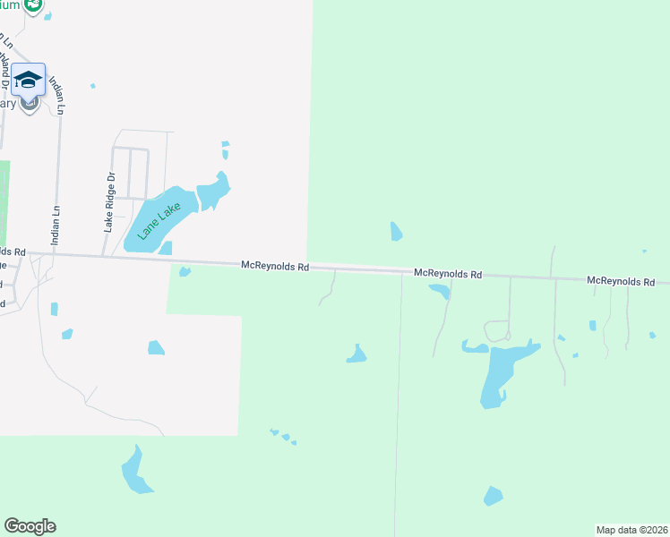 map of restaurants, bars, coffee shops, grocery stores, and more near McReynolds Road in Sanger