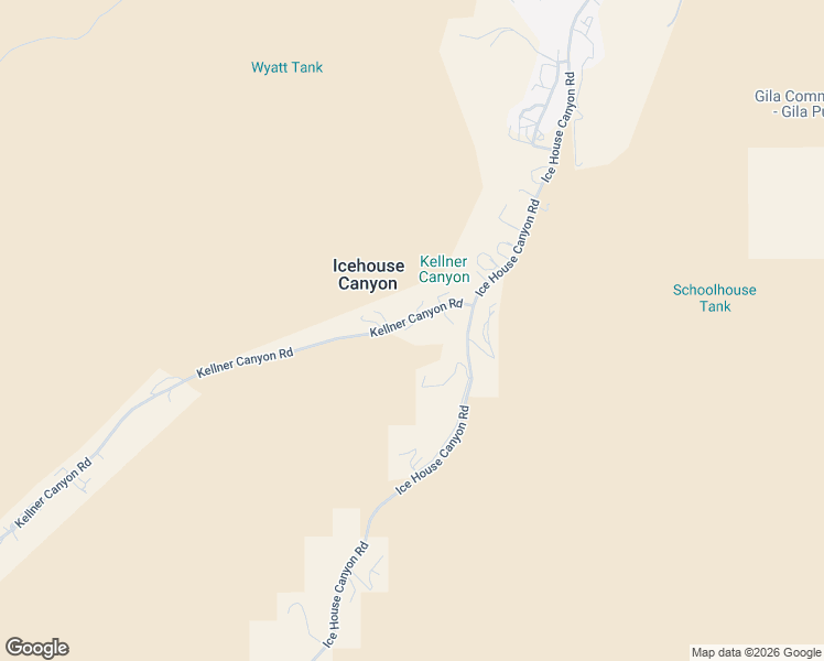 map of restaurants, bars, coffee shops, grocery stores, and more near Kellner Canyon Road in Globe