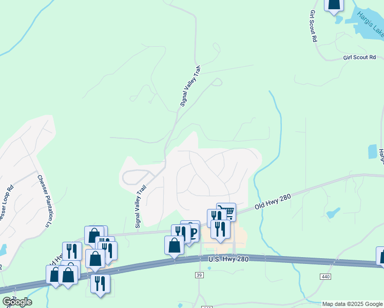 map of restaurants, bars, coffee shops, grocery stores, and more near 223 Polo Field Way in Chelsea