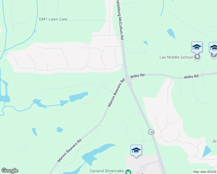 map of restaurants, bars, coffee shops, grocery stores, and more near 15 Oak Ridge Drive in Sharpsburg