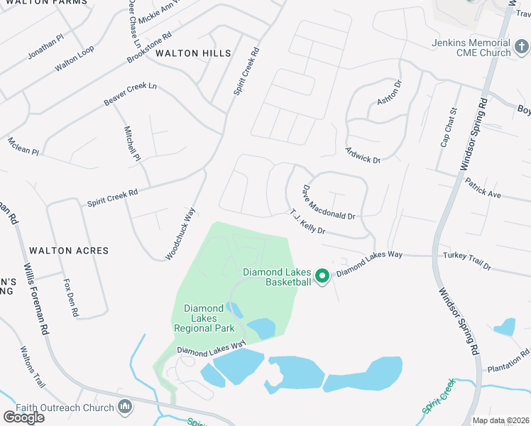 map of restaurants, bars, coffee shops, grocery stores, and more near 4821 Ken Miles Drive in Hephzibah