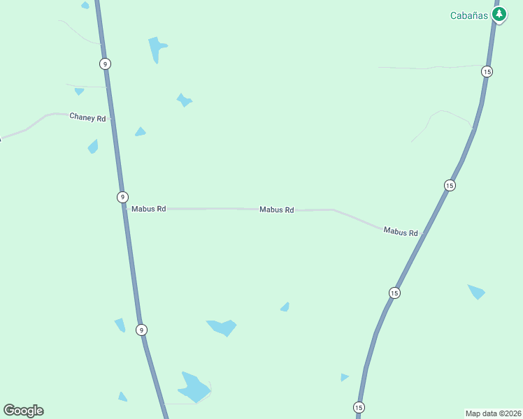 map of restaurants, bars, coffee shops, grocery stores, and more near Mabus Road in Choctaw County