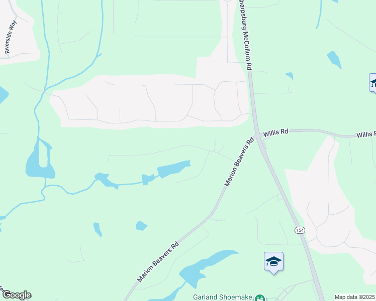 map of restaurants, bars, coffee shops, grocery stores, and more near 80 Oak Ridge Drive in Sharpsburg