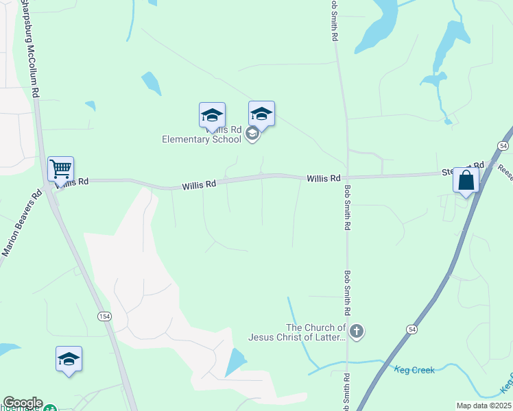 map of restaurants, bars, coffee shops, grocery stores, and more near 45 Chemin Place in Sharpsburg