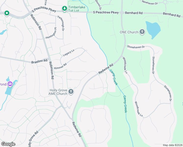map of restaurants, bars, coffee shops, grocery stores, and more near 422 Holly Grove Church Road in Peachtree City