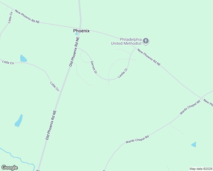 map of restaurants, bars, coffee shops, grocery stores, and more near 104 Leslie Court in Eatonton