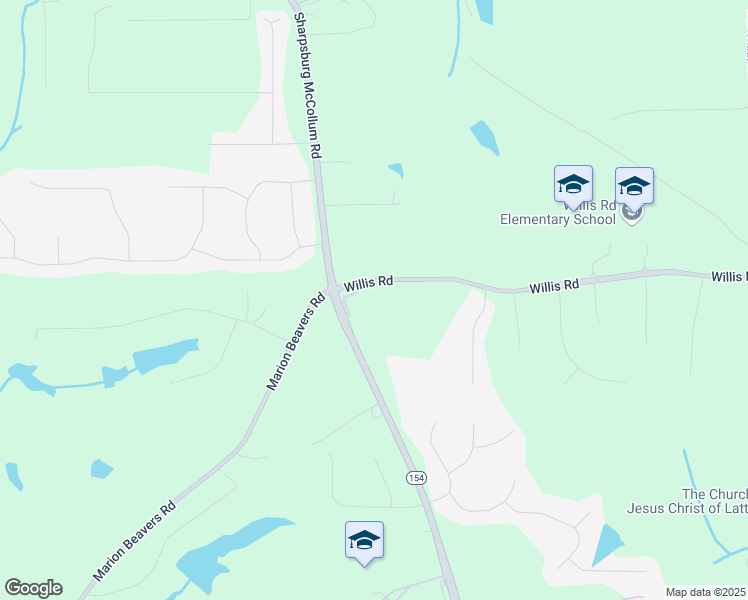 map of restaurants, bars, coffee shops, grocery stores, and more near 55 Willis Road in Sharpsburg