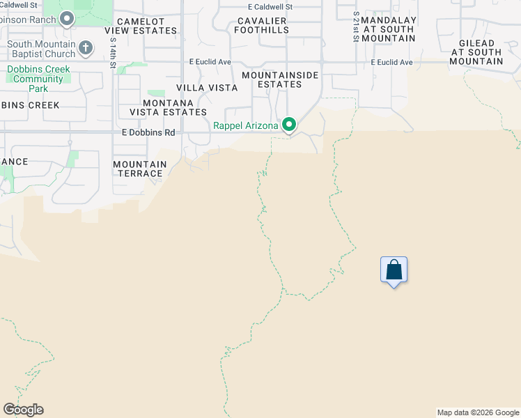 map of restaurants, bars, coffee shops, grocery stores, and more near 1901 E Dobbins Rd in Phoenix