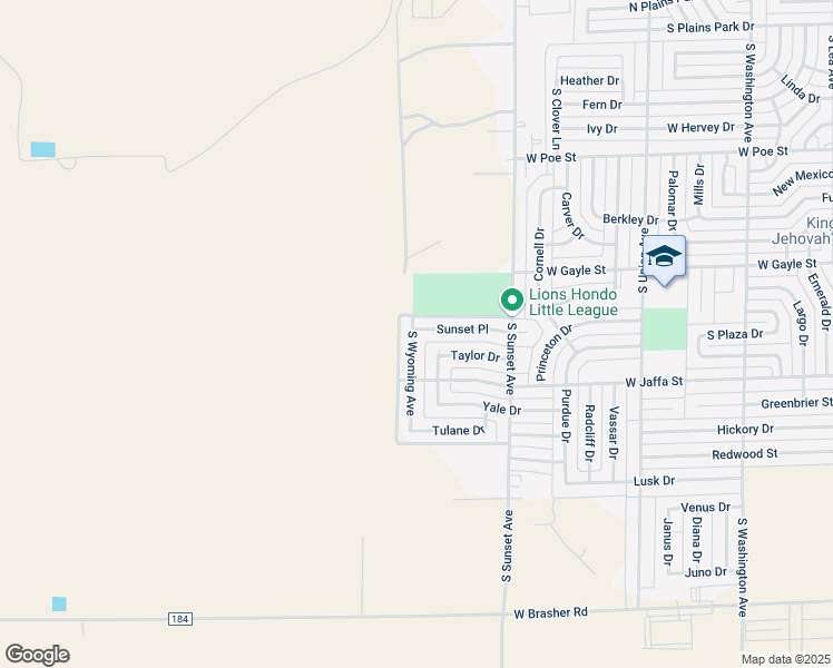 map of restaurants, bars, coffee shops, grocery stores, and more near 2849 South Wyoming Avenue in Roswell