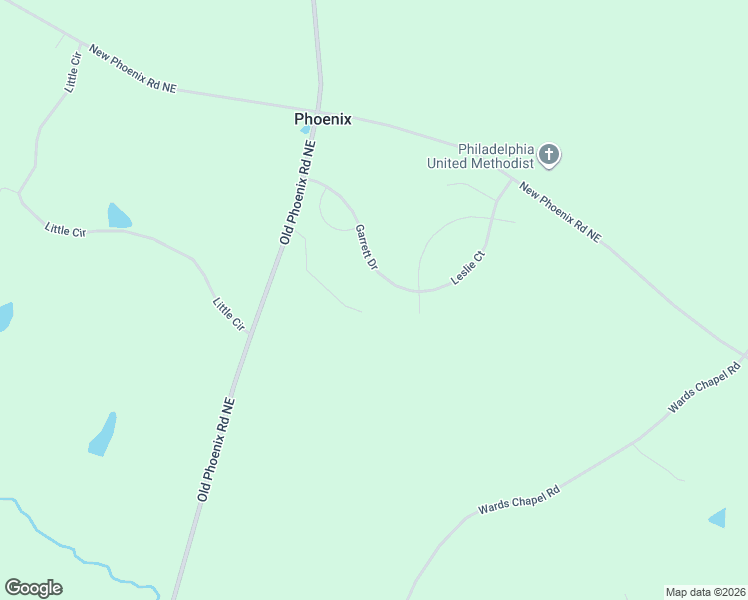 map of restaurants, bars, coffee shops, grocery stores, and more near 160 Garrett Drive in Eatonton