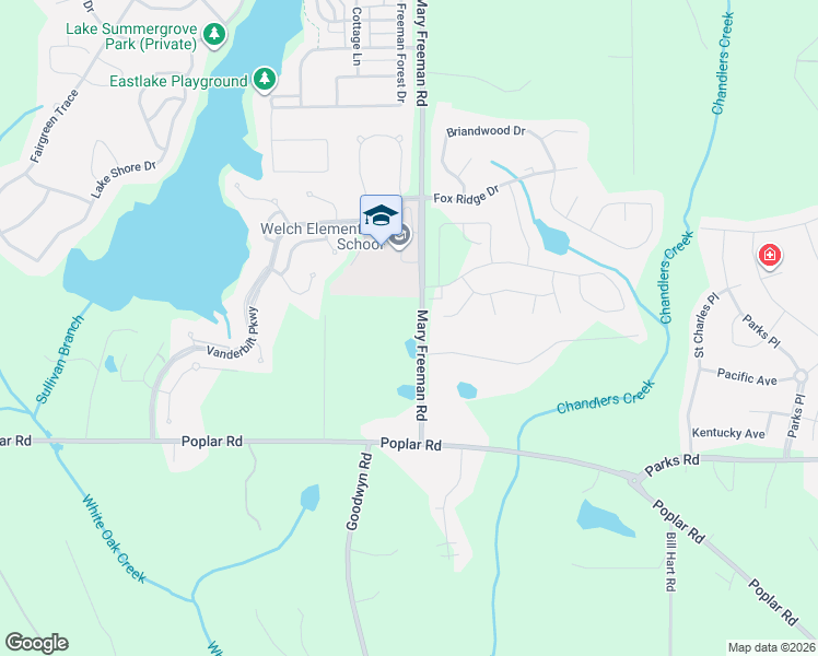 map of restaurants, bars, coffee shops, grocery stores, and more near 140 Mary Freeman Road in Newnan