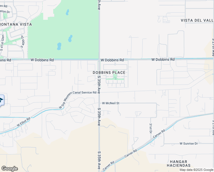 map of restaurants, bars, coffee shops, grocery stores, and more near 3439 West Hayduk Road in Phoenix