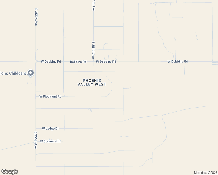 map of restaurants, bars, coffee shops, grocery stores, and more near 9424 South 350th Avenue in Arlington