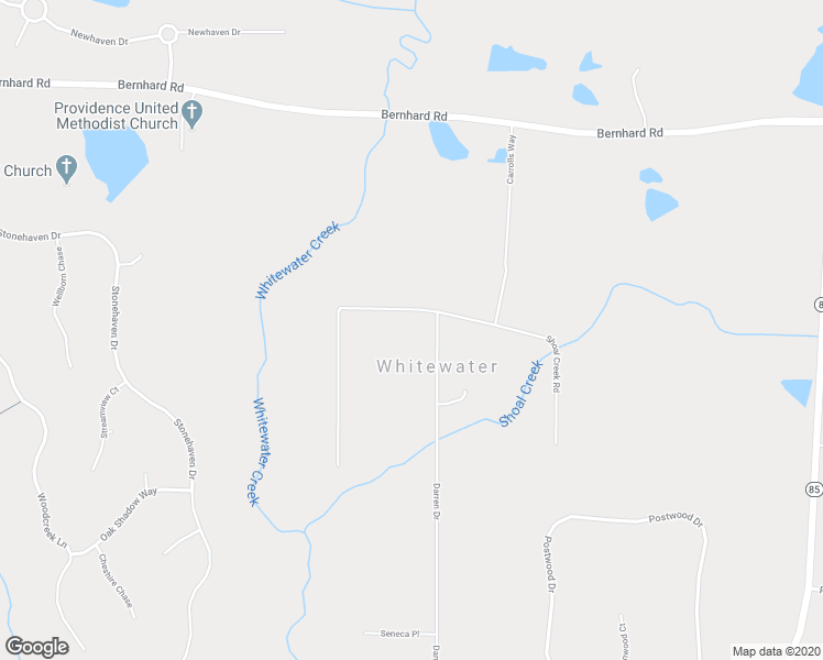 map of restaurants, bars, coffee shops, grocery stores, and more near 220 Carrolls Way in Fayetteville