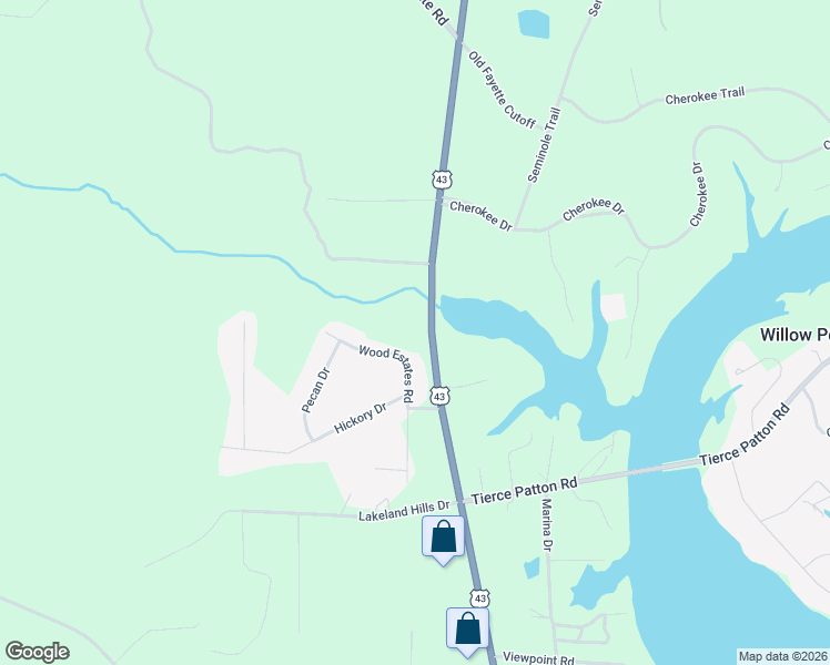 map of restaurants, bars, coffee shops, grocery stores, and more near 12589 Wood Estates Road in Northport