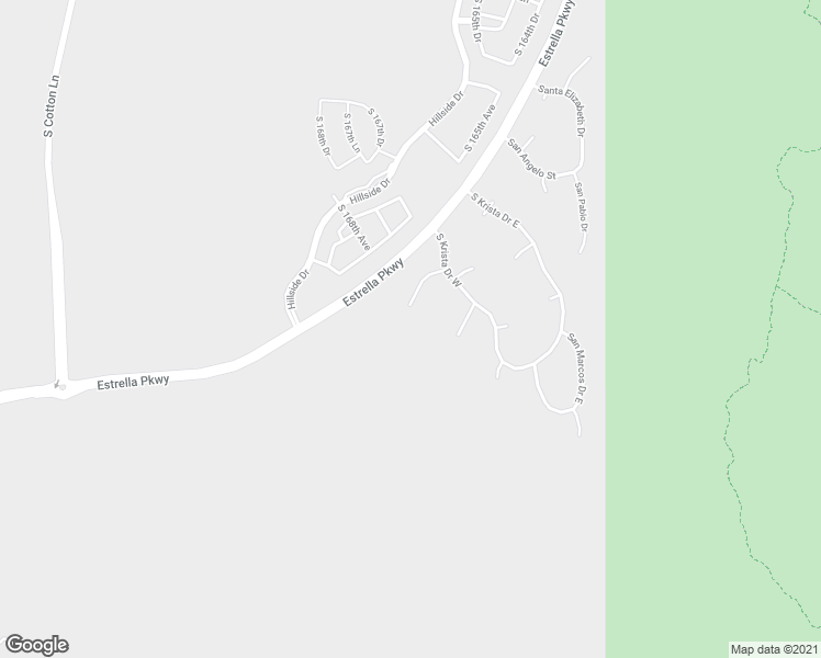 map of restaurants, bars, coffee shops, grocery stores, and more near 16681 West Santa Maria Drive in Goodyear