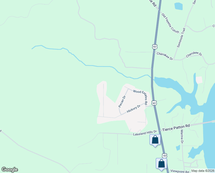 map of restaurants, bars, coffee shops, grocery stores, and more near 15283 Loblolly Court in Northport