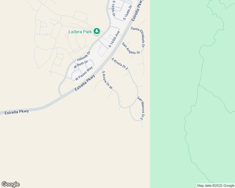 map of restaurants, bars, coffee shops, grocery stores, and more near in Goodyear