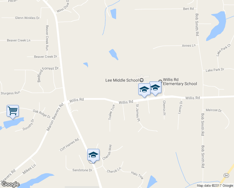 map of restaurants, bars, coffee shops, grocery stores, and more near 224 Willis Road in Sharpsburg