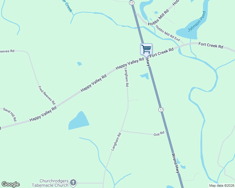 map of restaurants, bars, coffee shops, grocery stores, and more near 4371 Langham Road in Thomson