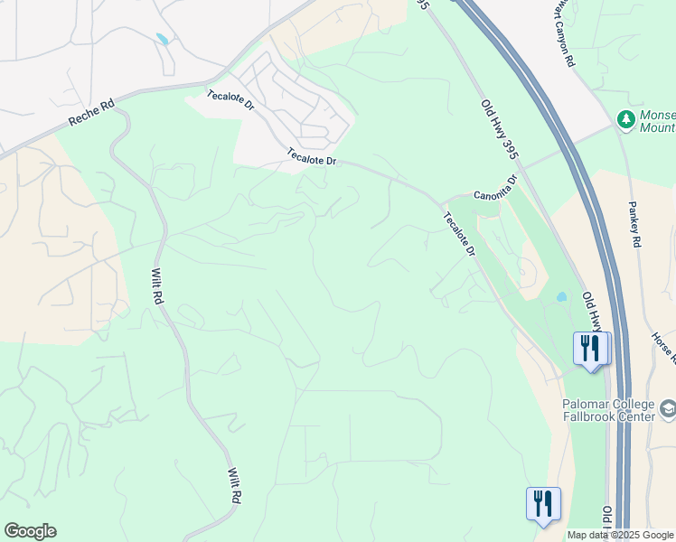 map of restaurants, bars, coffee shops, grocery stores, and more near 1933 Puerto Del Mundo in Fallbrook
