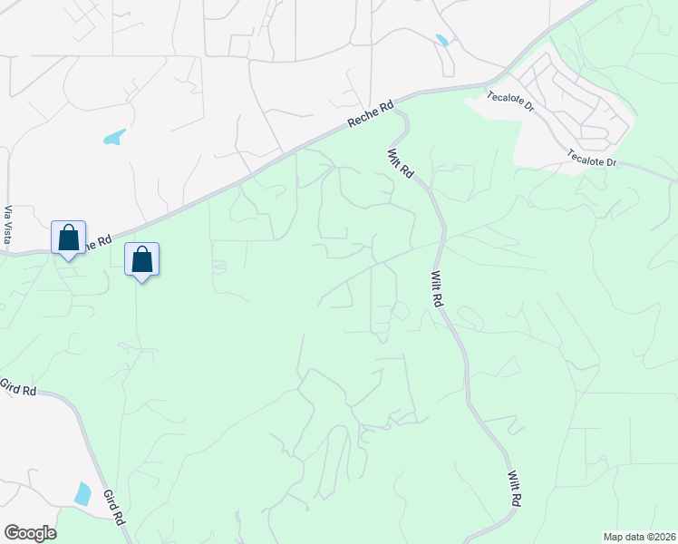 map of restaurants, bars, coffee shops, grocery stores, and more near 3520 Canonita Drive in Fallbrook