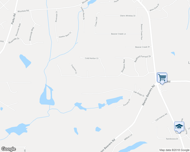 map of restaurants, bars, coffee shops, grocery stores, and more near 165 Sturgess Run in Sharpsburg