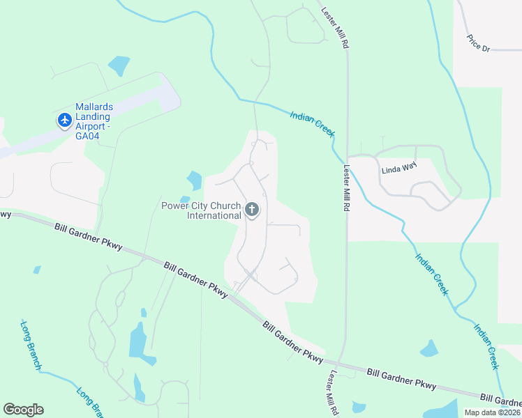map of restaurants, bars, coffee shops, grocery stores, and more near 1215 McAllistar Drive in Locust Grove