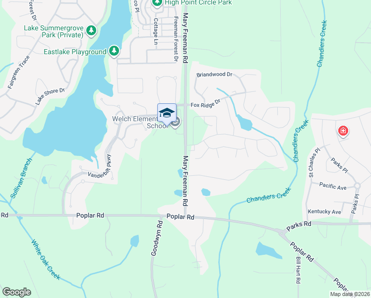 map of restaurants, bars, coffee shops, grocery stores, and more near 140 Mary Freeman Road in Newnan